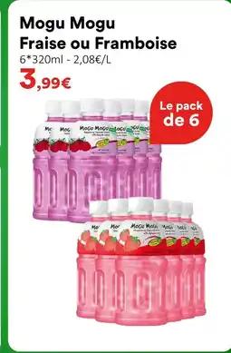Hmarket Mogu mogu fraise ou framboise offre
