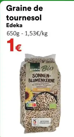 Hmarket Edaka graine de tournesol offre