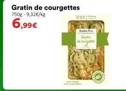 Hmarket Maison tino gratin de courgettes offre