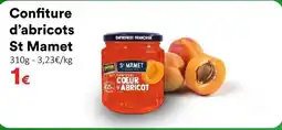 Hmarket St mamet confiture d'abricots offre