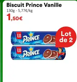 Hmarket Lu biscuit prince vanille offre
