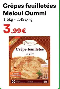 Hmarket Oummi crêpes feuilletées meloui offre