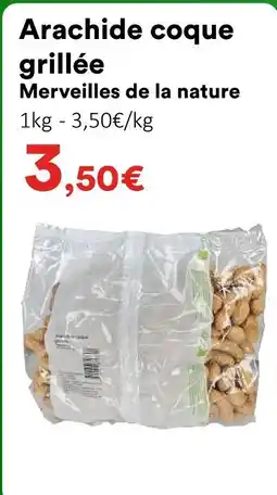 Hmarket Merveilles de la nature arachide coque grillée offre