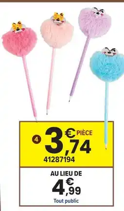 JouéClub Diddl - stylo pompon offre