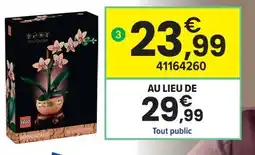 JouéClub Lego l’orchidée miniature offre