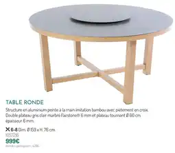 Botanic Table ronde offre