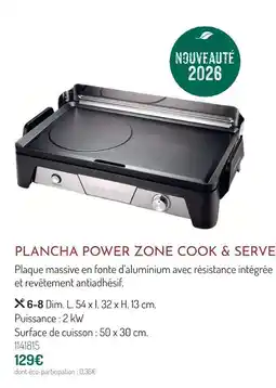 Botanic Plancha power zone cook & serve offre