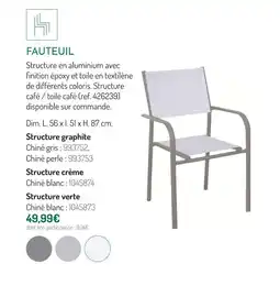 Botanic Fauteuil offre