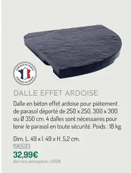 Botanic Dalle effet ardoise offre