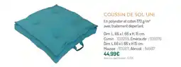 Botanic Coussin de sol uni offre