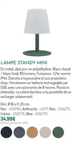 Botanic Lampe standy mini offre