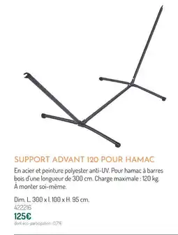 Botanic Support advant 120 pour hamac offre