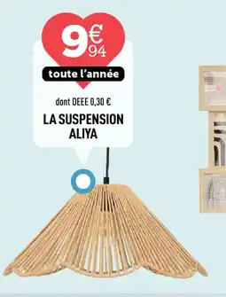 Centrakor La suspension aliya offre