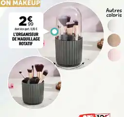 Centrakor L'organiseur de maquillage rotatif offre