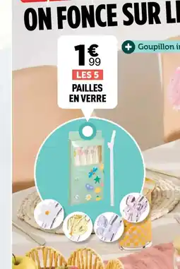 Centrakor Pailles en verre offre