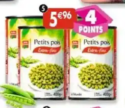 Maximo Lot de 4 boîtes 1/2 de petits pois étuvés extra-fins offre