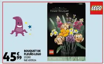 Auchan Bouquet de fleurs lego offre