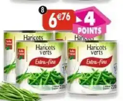 Maximo Lot de 4 boîtes 1/2 d'haricots verts extra-fins offre
