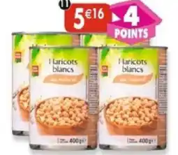 Maximo Lot de 4 boîtes 1/2 d'haricots blancs au naturel offre