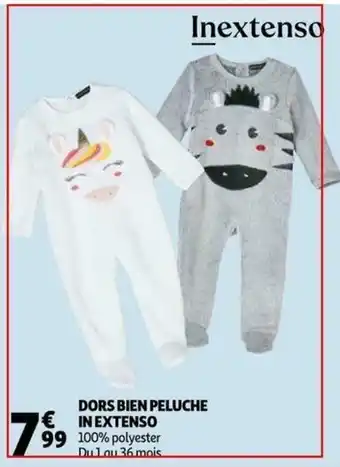 Auchan Dors bien peluche in extenso offre