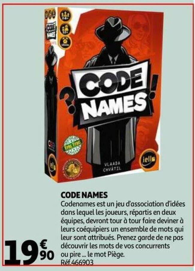 Promo Code names chez Auchan