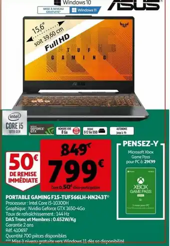 Auchan Portable gaming offre