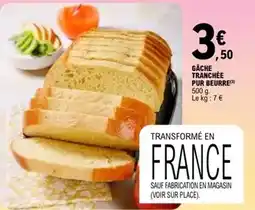 E.Leclerc Gâche tranchée pur beurre offre