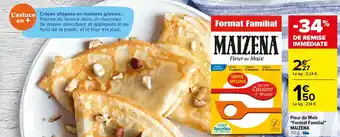 Carrefour Fleur de maïs "format familial" MAIZENA offre