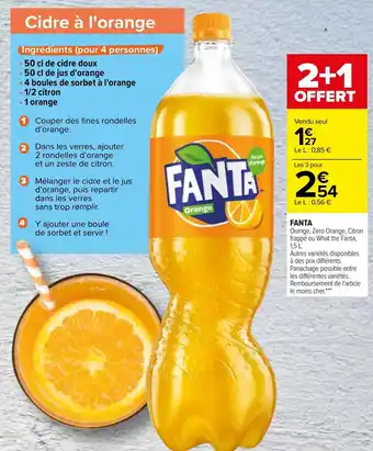 Carrefour Fanta offre