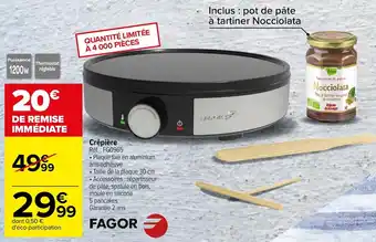 Carrefour Crêpière offre