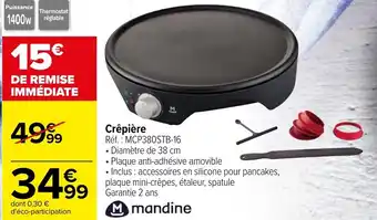 Carrefour Crêpière offre