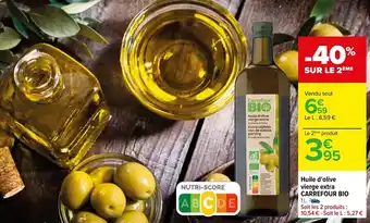 Carrefour Huile d'olive vierge extra CARREFOUR BIO offre