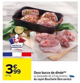 Carrefour Osso bucco de dinde offre
