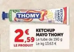 Hyper U KETCHUP MAYO THOMY offre