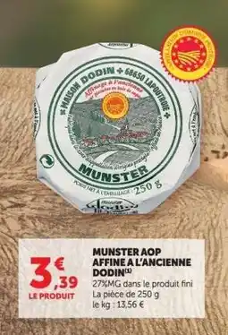 Hyper U MUNSTER AOP AFFINE A L'ANCIENNE DODIN offre
