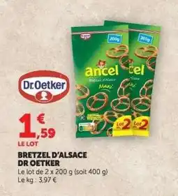 Hyper U BRETZEL D'ALSACE DR OETKER offre