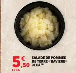 Hyper U SALADE DE POMMES DE TERRE BAVIERE JECA offre