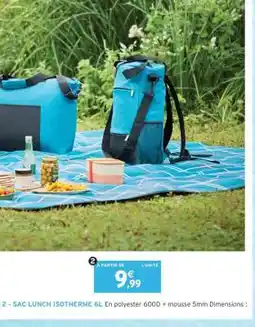 Intermarché SAC LUNCH ISOTHERME 6L offre