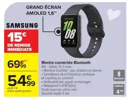 Carrefour Samsung Galaxy Fit 3 noire offre