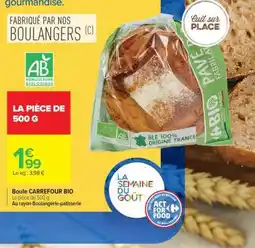 Carrefour Boule CARREFOUR BIO offre