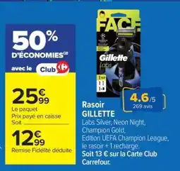 Carrefour RASOIR GILLETTE offre