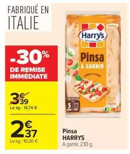 Carrefour Pinsa HARRYS offre