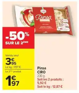 Carrefour Pinsa Ciro offre