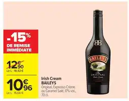 Carrefour Irish cream BAILEYS offre