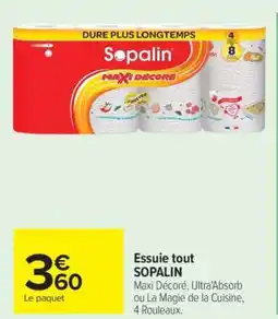Carrefour Essuie Tout Sopalin offre