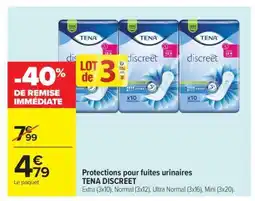 Carrefour TENA DISCREET offre