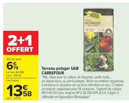 Carrefour Terreau Potager UAB CARREFOUR offre