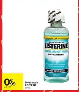 Carrefour Mouthwash LISTERINE offre