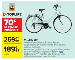 Carrefour Vélo city 28 offre