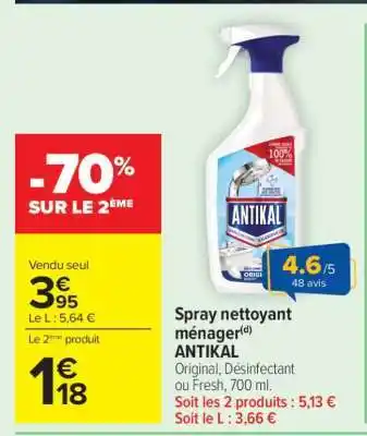 Carrefour ANTIKAL offre